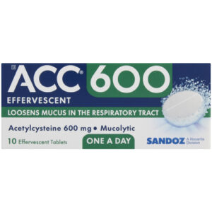 ACC 600 Effervescent Tablets 10s